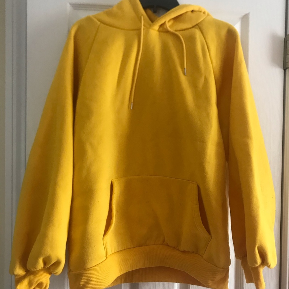 Bright Yellow Hoodie